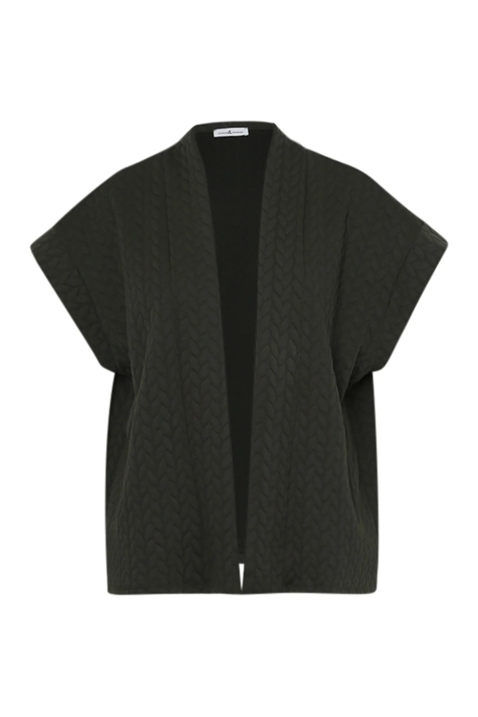 Veste sans manches unie détail tressé - Image 10