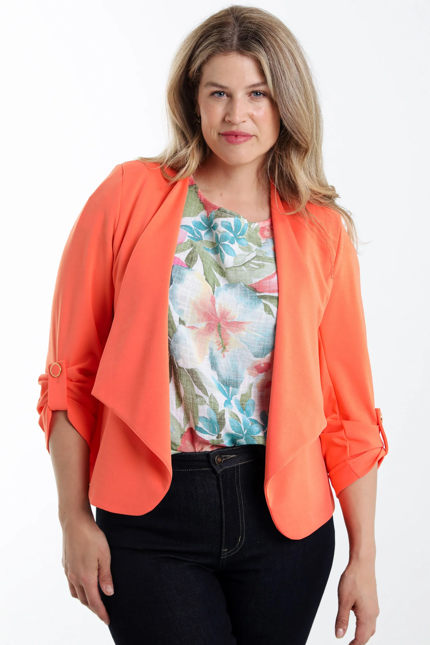 Veste unie avec manches retroussables - Image 22