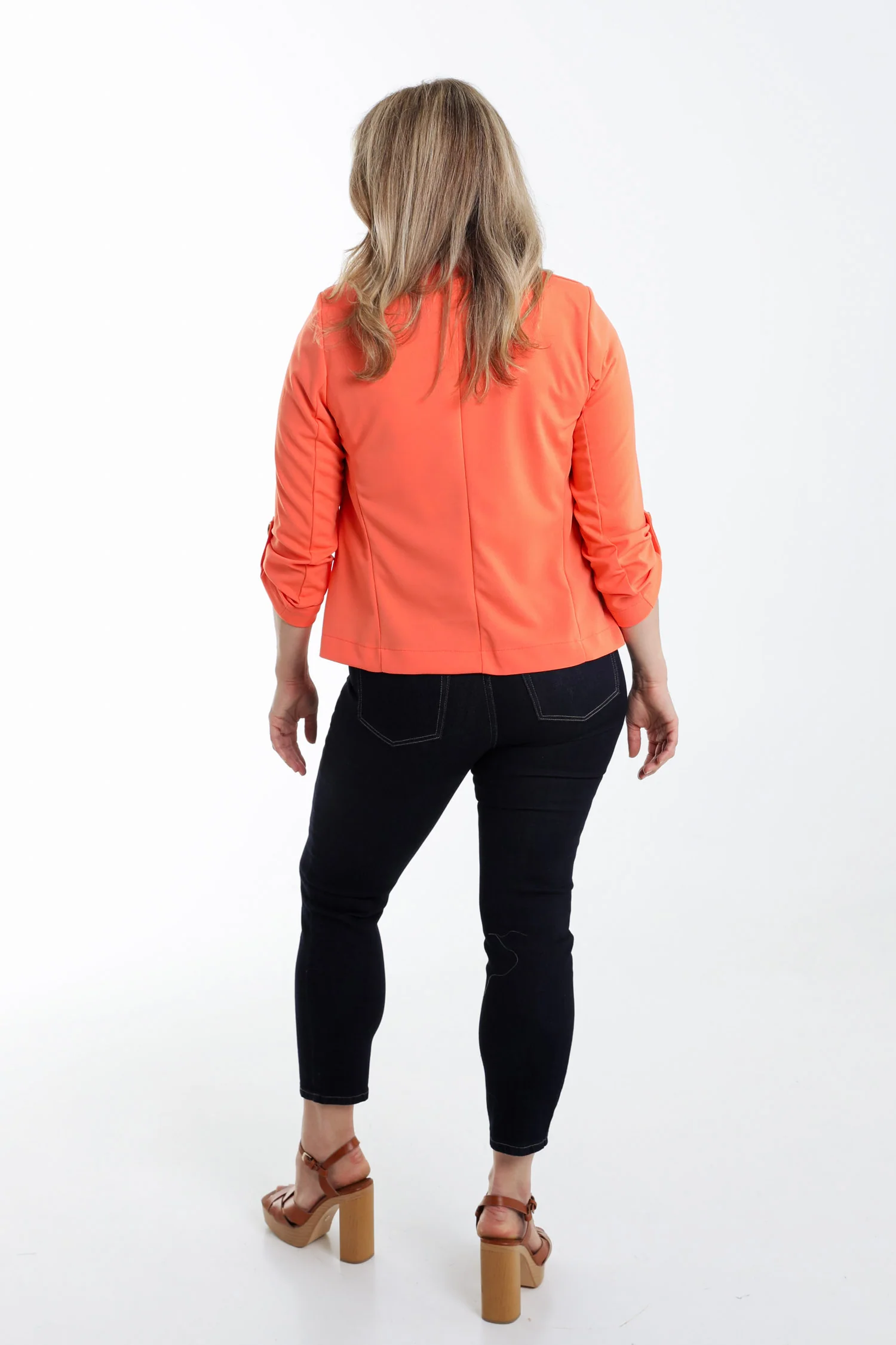 Veste unie avec manches retroussables - Image 23
